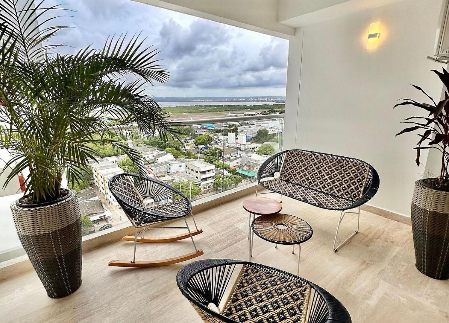Apartamento Cb1445 | Lujosa En Piso 14 Con Vista única Cartagena