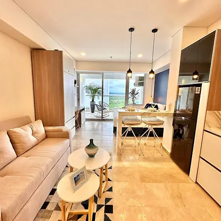 Apartment Lujosa En Piso 14 Con Vista Unica Cb1445 *